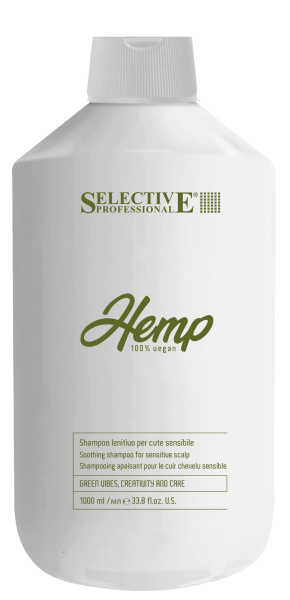 Selective Professional Hemp Lenitive Shampoo: Beruhigend und schonend für empfindliche Haut